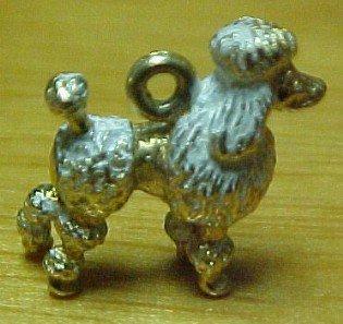 14K Poodle Charm Pendant - Jewelry