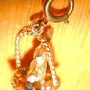 14K Bunny Easter Basket Charm Pendant - Jewelry