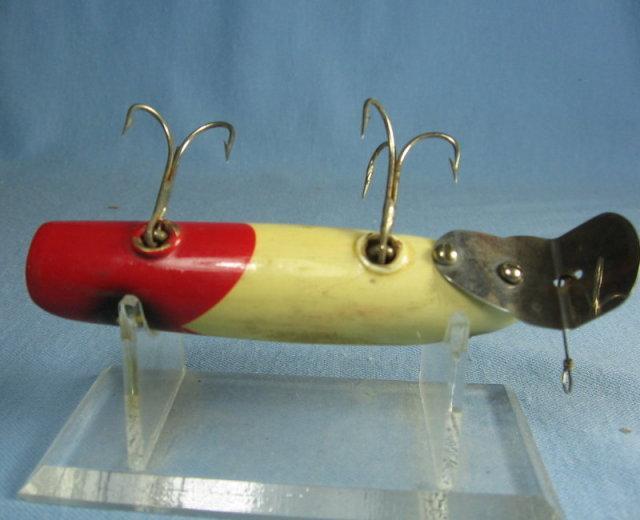 TWO ORENO Fishing Lure - Antique Wooden Sporting Bait