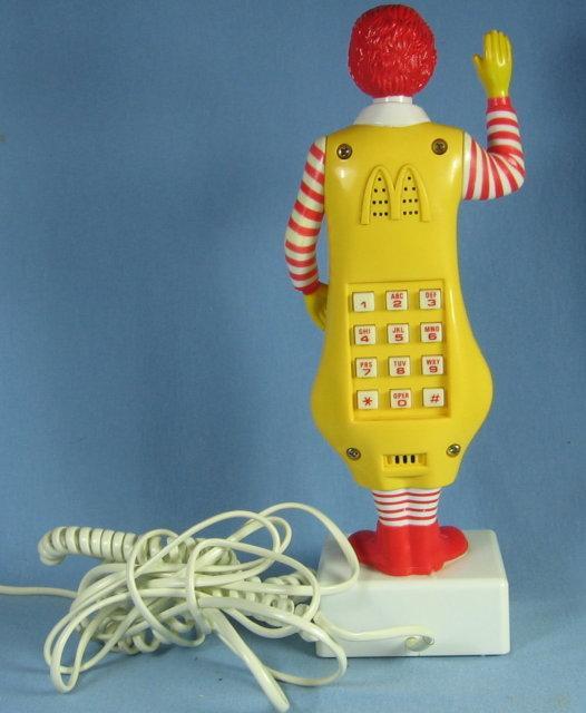 Rare Standing RONALD McDonald TELEPHONE - 1985 Collectible