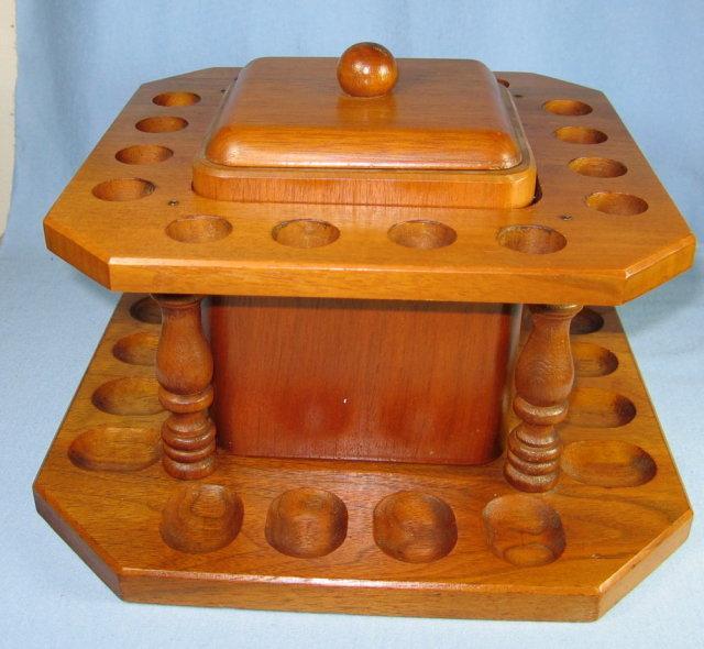Estate Tobacco HUMIDOR & PIPE RACK - Vintage Tobacannia
