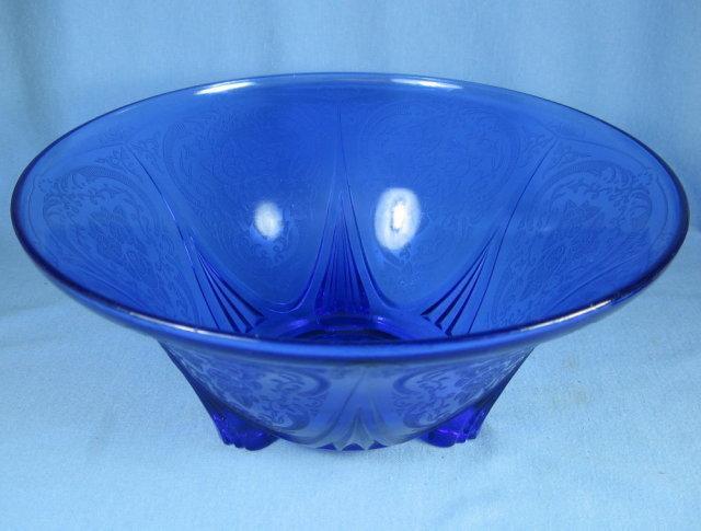 ROYAL LACE Cobalt Blue Depression Glass