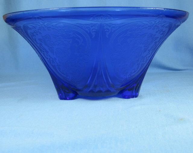 ROYAL LACE Cobalt Blue Depression Glass