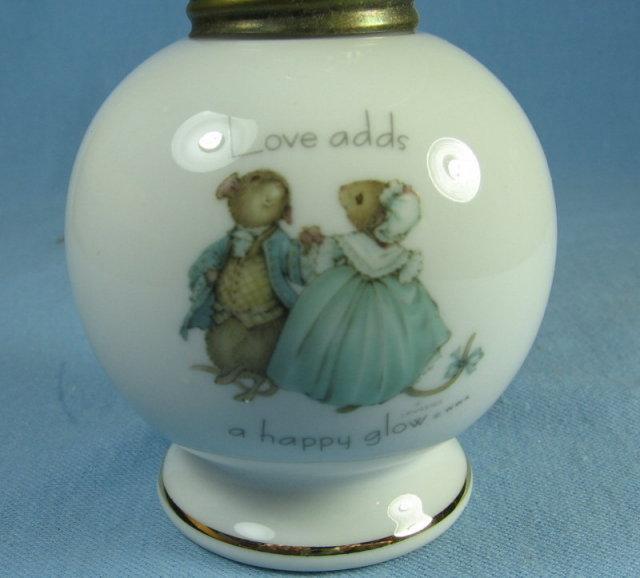 Tiny Talk Minitaure Oil Lamp - Collectible Porcelain Lighting