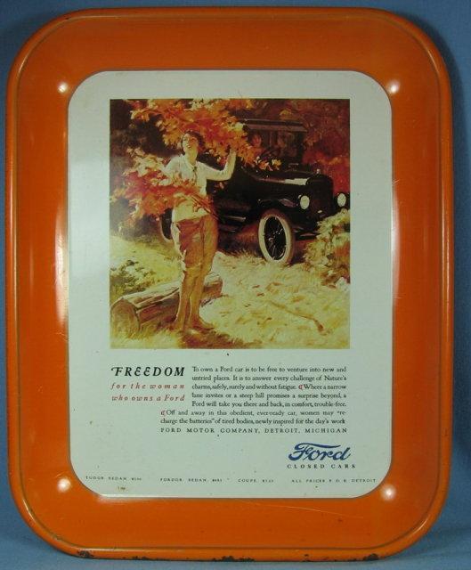 FORD Automobile Advertising Tray