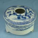 Peacock Blue MASTER SALT DIP - Antique Glass