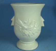 McCoy Pottery BIRD Pedestal Vase