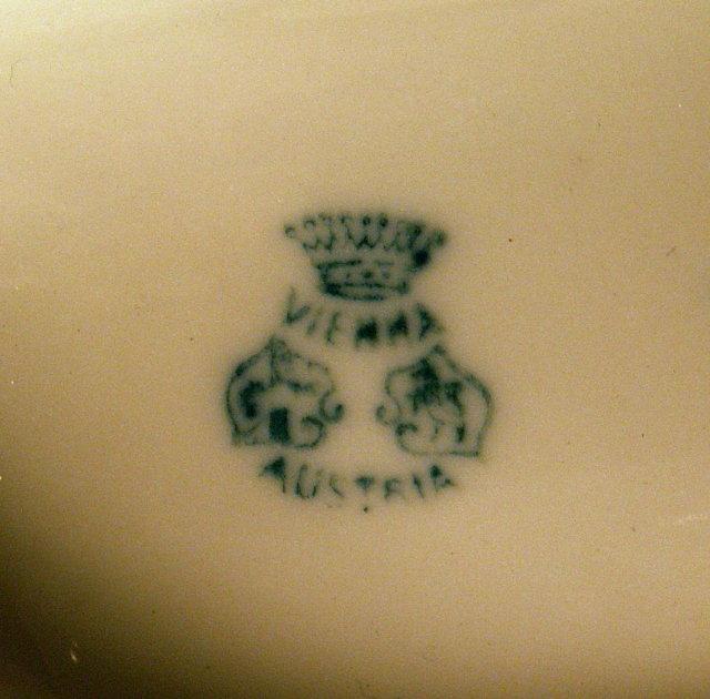 Hand Painted Flowered Porcelain AUSTRIAN CANDLEHOLDERS