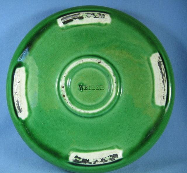 Weller DOG DISH - Antique Pottery