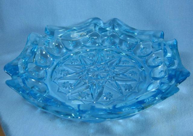 1950's Pattern Glass Cigar Ashtray