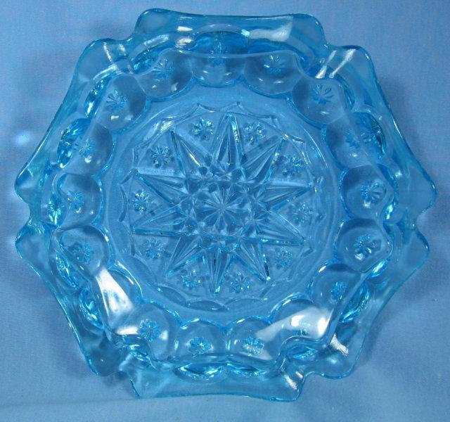 1950's Pattern Glass Cigar Ashtray