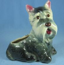SCOTTY Dog Planter - Vintage pottery
