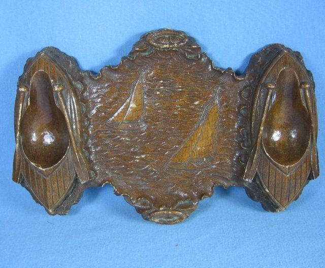 INDIAN CHIEF Ashtray - Vintage Pottery Tobacianna