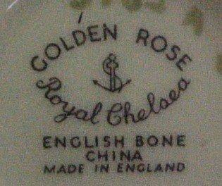 Golden Rose Royal Chelsea 3 piece - Porcelain / Fine China