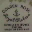 Golden Rose Royal Chelsea 3 piece - Porcelain / Fine China