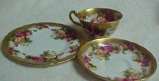 Golden Rose Royal Chelsea 3 piece - Porcelain / Fine China