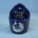 Ring or Tricket Wall Pocket - Vintage Porcelain