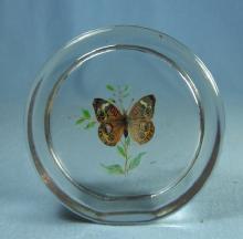 BUTTERFLY Paperweight - Vintage Viking Glass