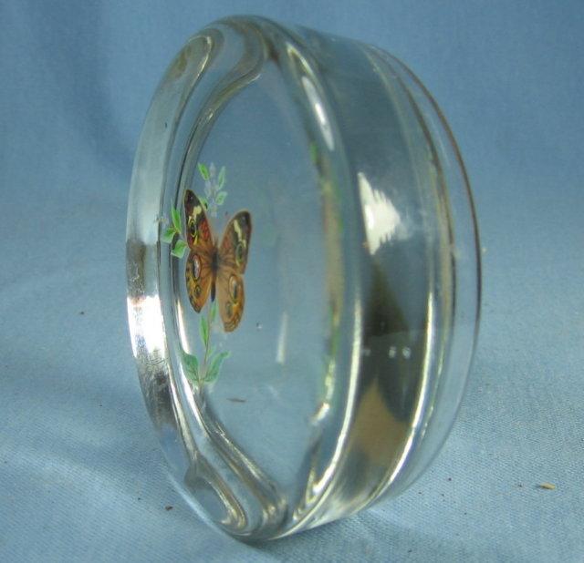 BUTTERFLY Paperweight - Vintage Viking Glass