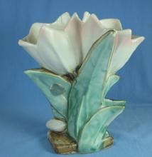 McCoy Double TULIP Planter Vase - Vintage pottery