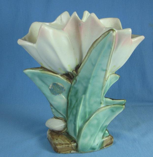 McCoy Double TULIP Planter Vase - Vintage pottery