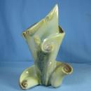 Hull PARCHMENT & PINE ~ Art Pottery Vase mint