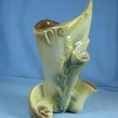 Hull PARCHMENT & PINE ~ Art Pottery Vase mint