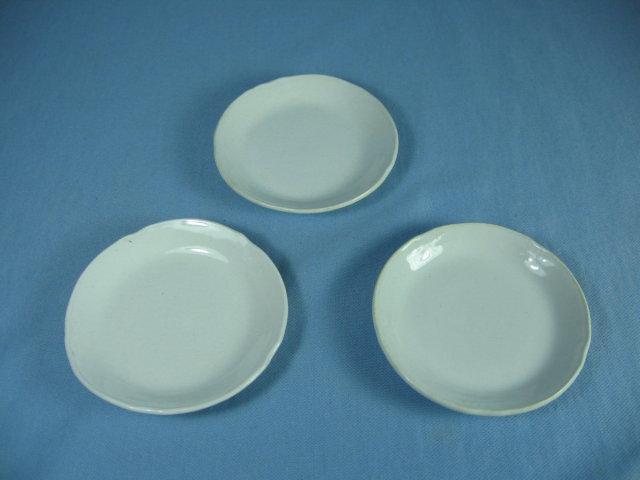 Antique Meakin BUTTER PAT Group - Antique Ironstone 3pc group