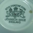 Antique Johnson Bros BUTTER PAT Group - Antique Ironstone 3pc group
