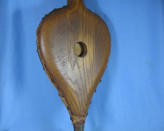 Fireplace BELLOWS - Oak & Leather tool