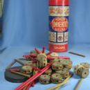TinkerToy Wonder Builder Game ~ Antique Spalding Antique Toy