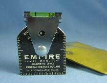 Magnetic LEVEL Protractor Level Rule & Square - Vintage Tool