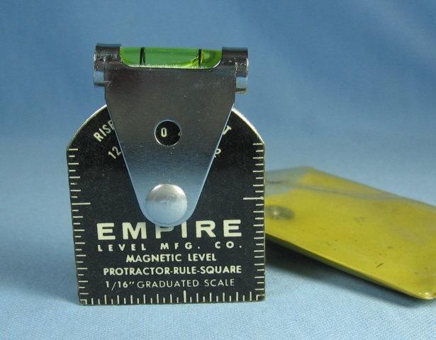 Magnetic LEVEL Protractor Level Rule & Square - Vintage Tool