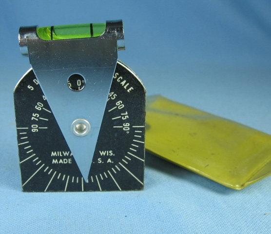Magnetic LEVEL Protractor Level Rule & Square - Vintage Tool