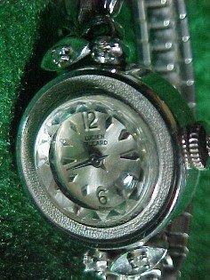 Lucien Piccard 14K white gold ladies watch