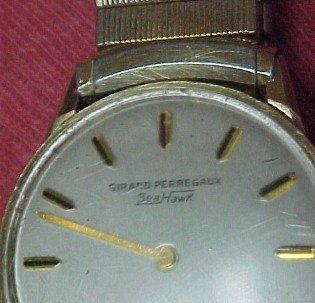 Girard Perregaux Sea Hawk Solid 14K Gold Watch - Jewelry