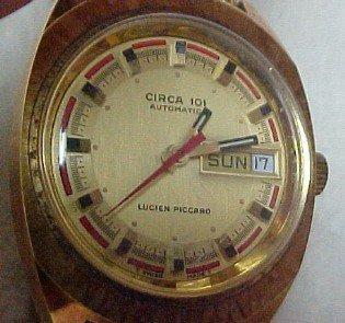 Lucian Piccard Vintage Circa 101 Water Resistent Gold Watch - Jewelry