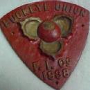 1938 FIRE MARK Ohio Buckeye - Metelware