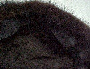 Brown Mink Fur Hat - Textiles