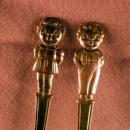 CAMPBELL KIDS 1984 Winter Olympics Bowl with 2 Spoons - Advertising