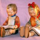HUMMEL Porcelain BOOK WORM Bookends