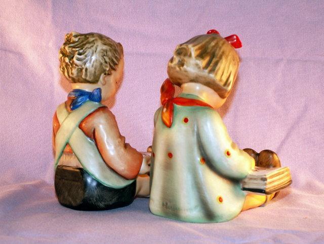 HUMMEL Porcelain BOOK WORM Bookends