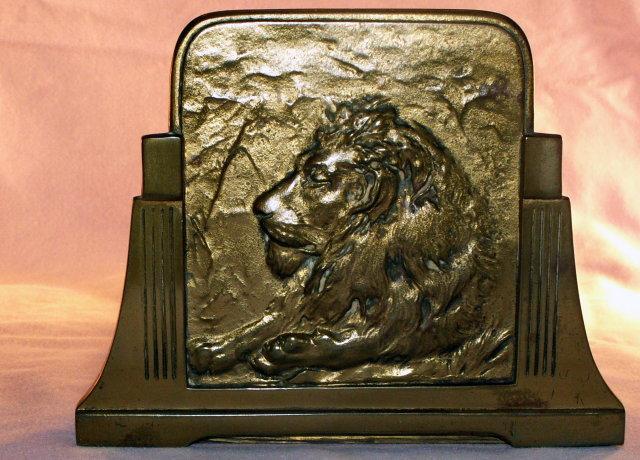 LION Expandable Sliding Base Bookend - Metalware