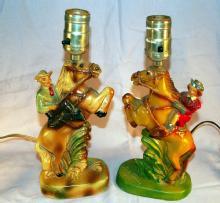 ROY ROGERS & DALE EVANS Electric Table Lamps - Misc.