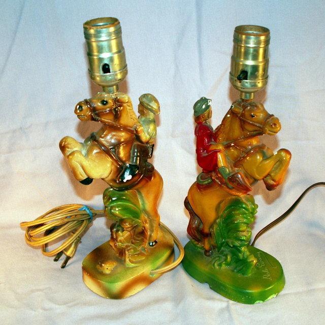 ROY ROGERS & DALE EVANS Electric Table Lamps - Misc.