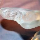 LALIQUE Frosted crystal Chrysis Paperweight - Works of Art