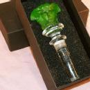 LALIQUE Glass Bottle with Stopper