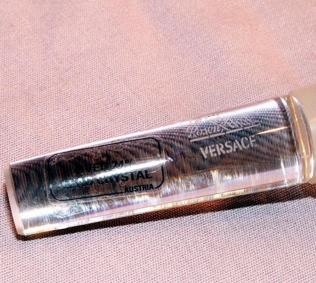Rosenthal VERSACE Green Double Faced Lead Crystal Glass Bottle Stopper in Box