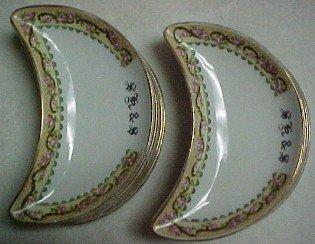 HUGHES, Longport Bone Dishes Set of 10 - Porcelain/Fine China