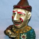 Older Repro HUMPTY DUMPTY Mechanical Cast Iron Bank - Metalware